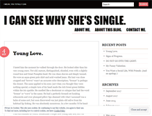 Tablet Screenshot of icanseewhyshessingle.com